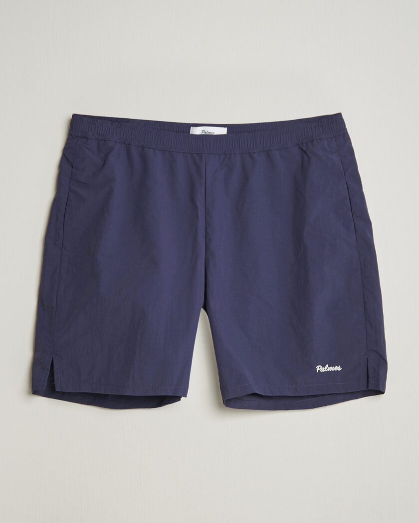 Palmes Stitch Tennis Shorts Navy – Blau