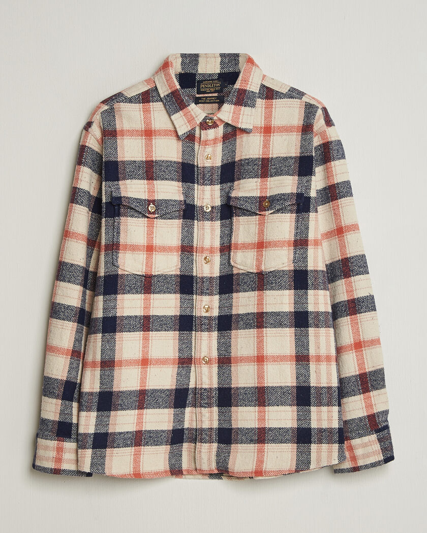 Pendleton Big Pocket Shirt Silver Lining – Beige