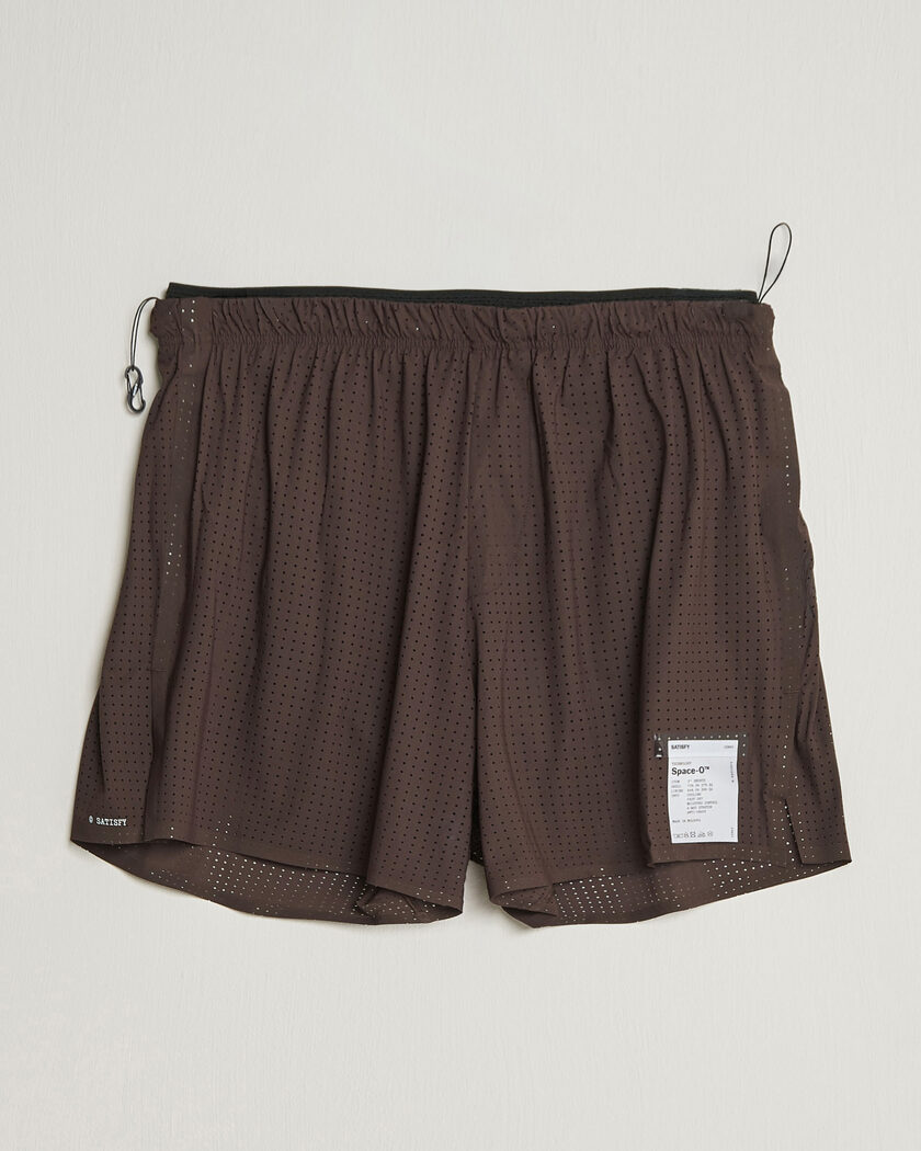 Satisfy Space-O 5 Inch Shorts Deep Mahogany – Braun