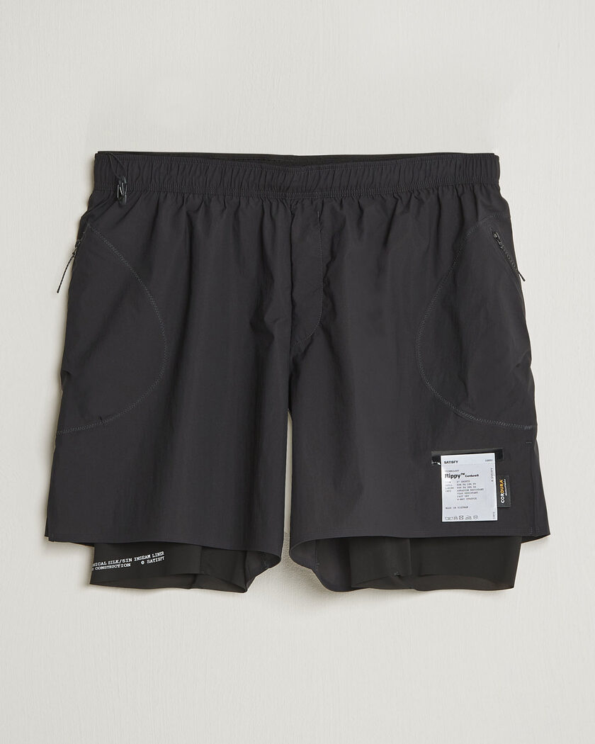  Satisfy Rippy Cordura 5 Inch Shorts Black – Schwarz