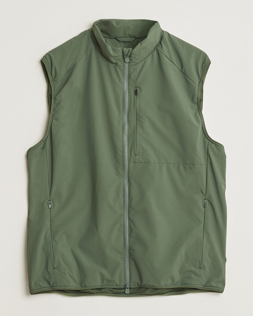 Save The Duck Joe Wind/Water Resistant Vest Thyme Green – Grün
