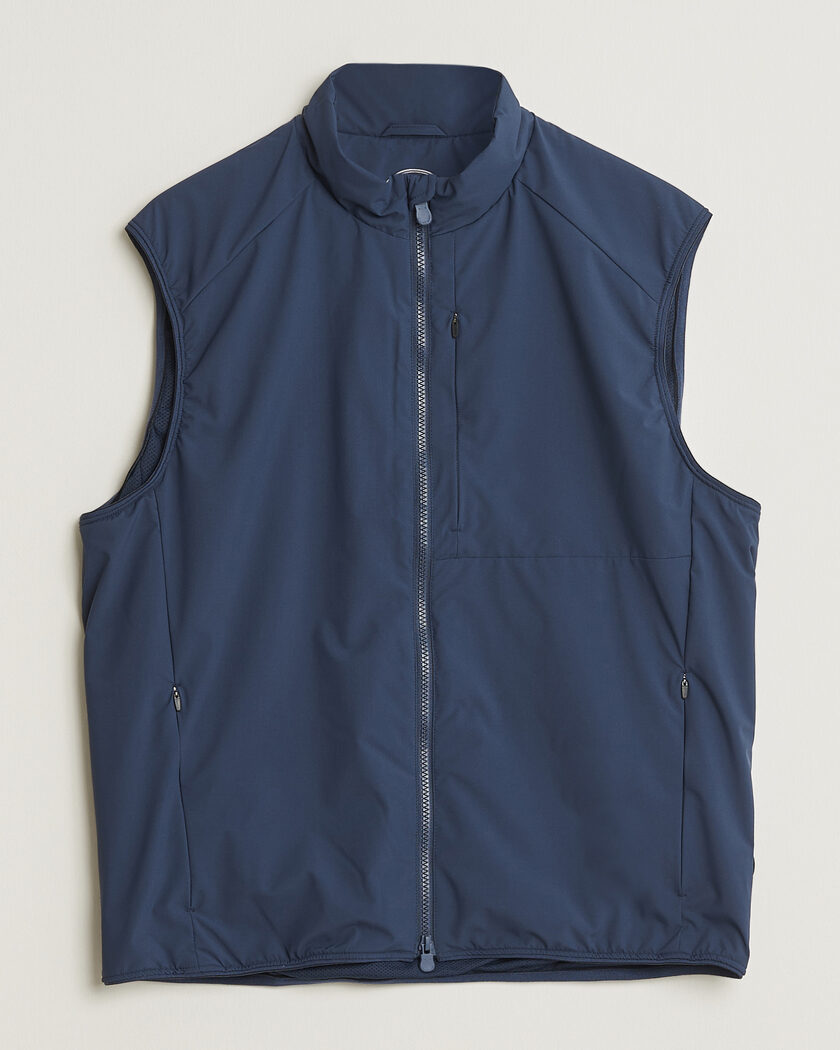 Save The Duck Joe Wind/Water Resistant Vest Navy Blue – Blau