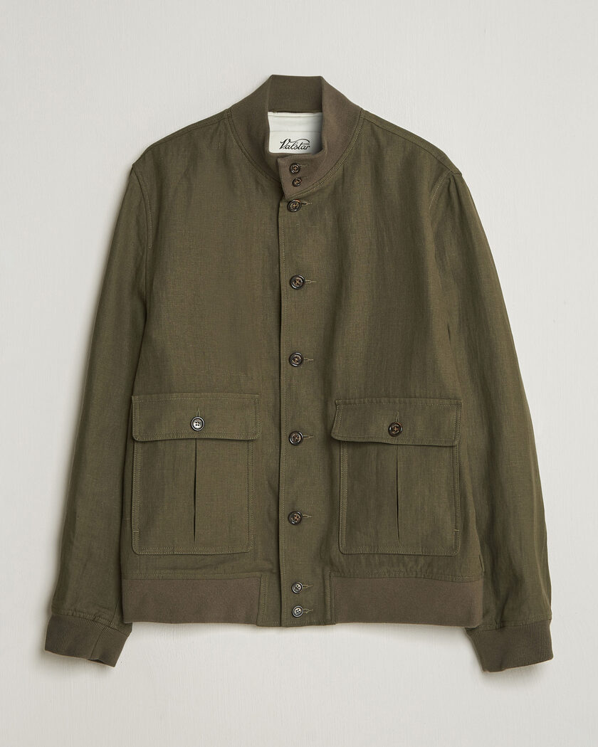 Valstar Valstarino Linen Jacket Olive – Grün