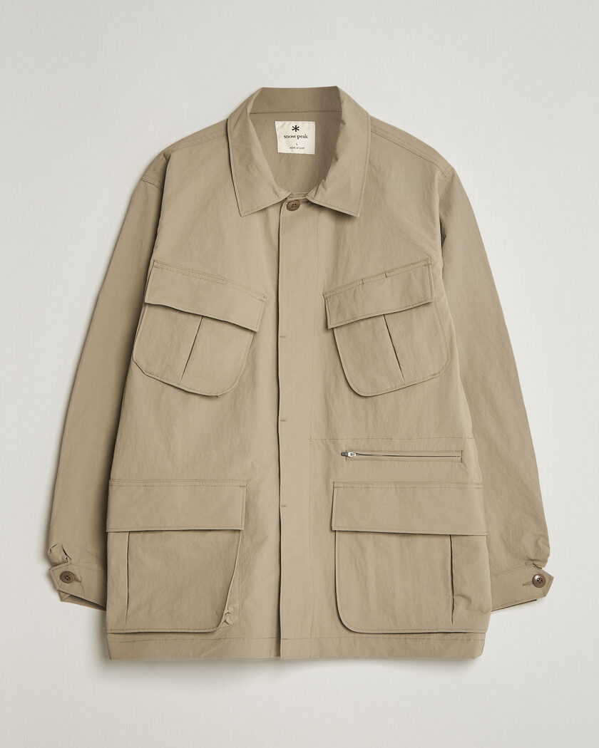 Snow Peak Nylon Washer Jacket Greige – Beige
