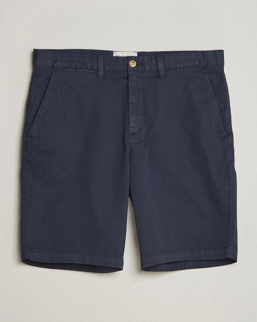 GANT Regular Sunfaded Shorts Evening Blue – Blau
