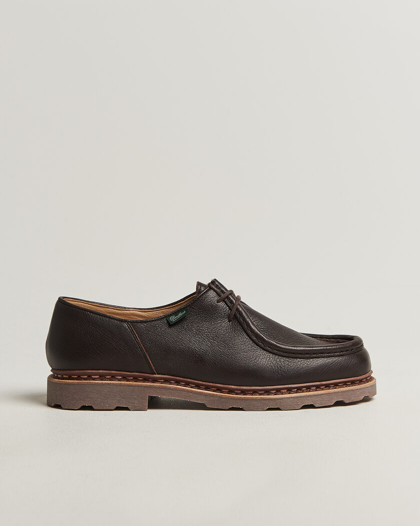 Paraboot Michael Derby Brown Deerskin – Braun