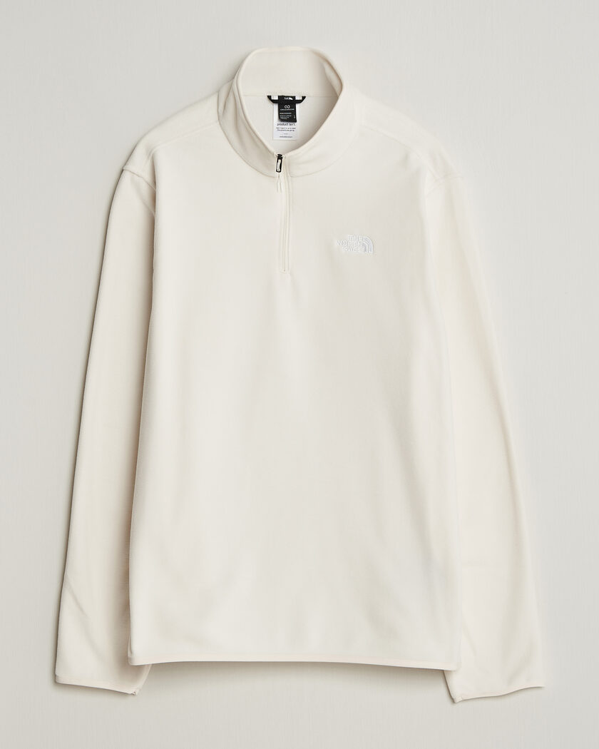 The North Face Glacier 1/4 Zip Fleece White Dune – Weiß