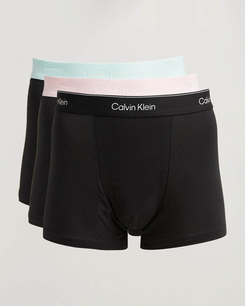 Calvin Klein 3-Pack Icon Cotton Stretch Relaxed Trunk Black – Schwarz