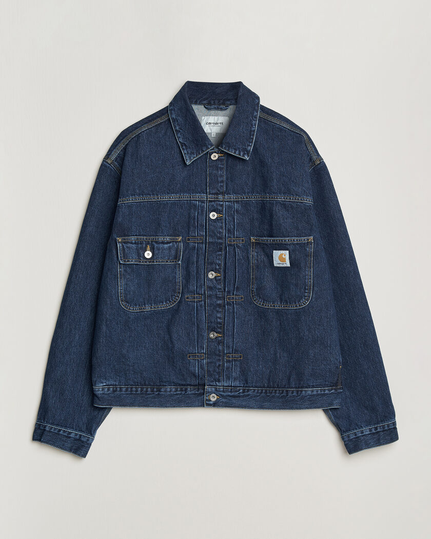 Carhartt WIP Belmar Denim Jacket Blue Stone Wash – Blau