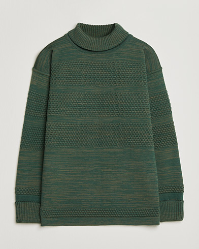 S.N.S. Herning Fisherman Sweater Natural Machine Green – Grün
