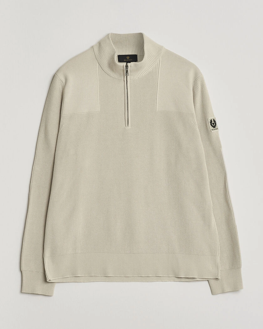 Belstaff Commander Half Zip Silver Birch – Beige