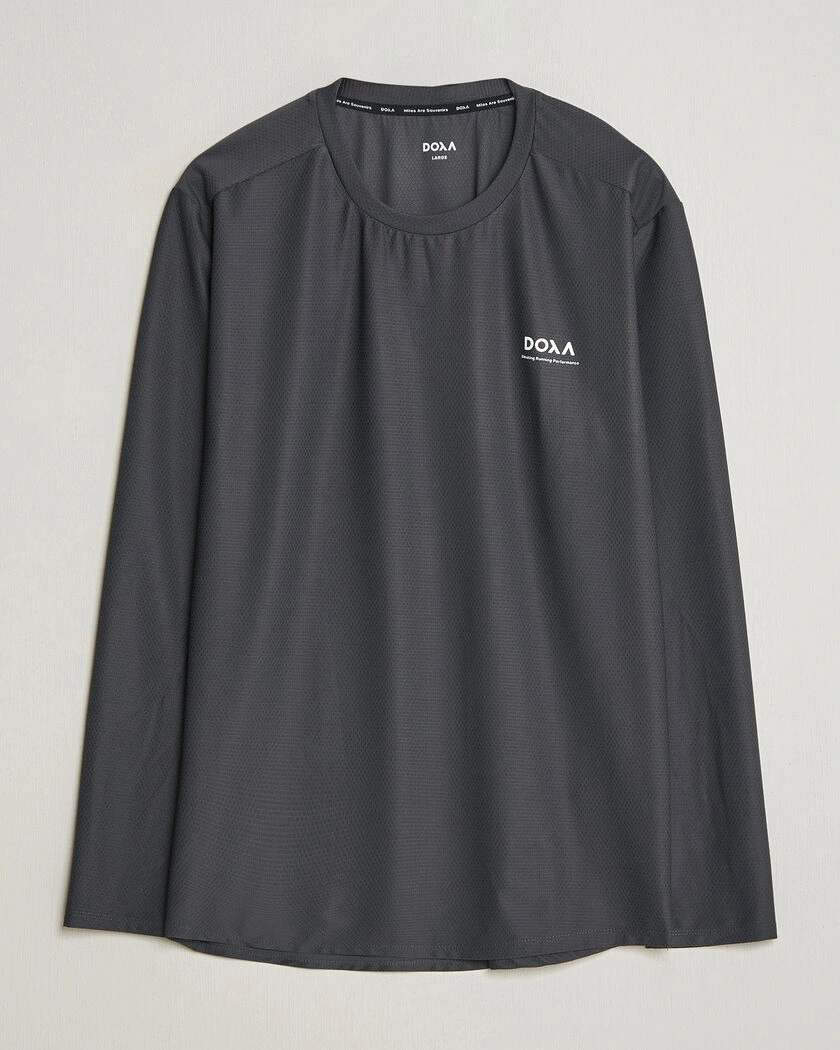 DOXA Rerun Long Sleeve T-Shirt Raven – Schwarz