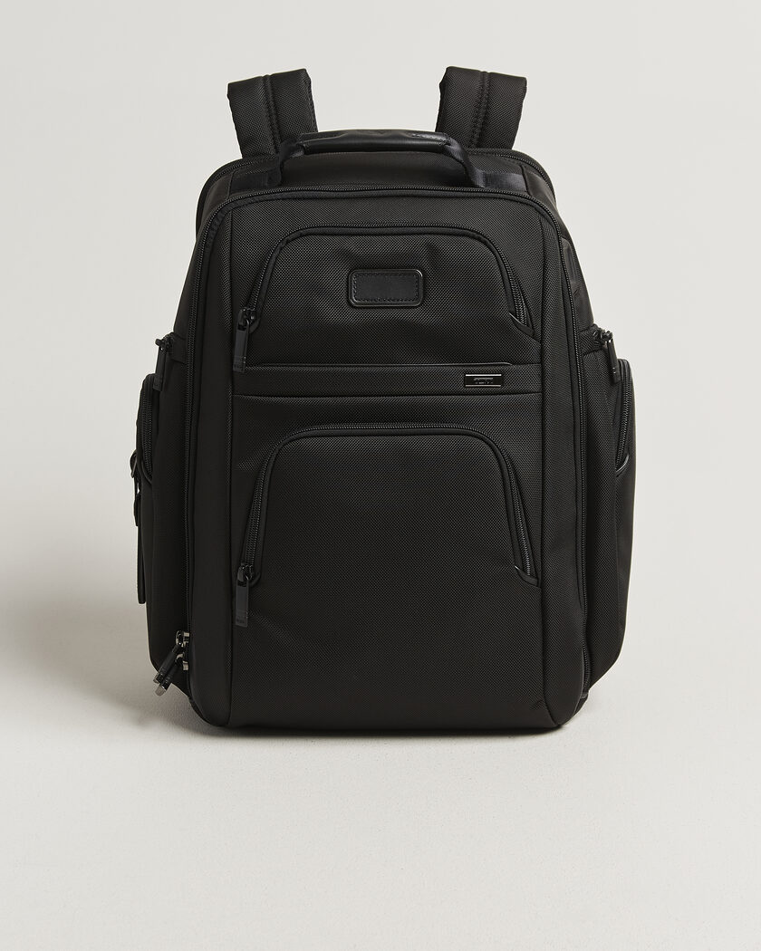 TUMI Alpha 4 Brief Backpack Black – Schwarz