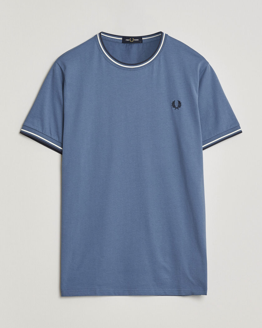 Fred Perry Twin Tipped T-Shirt Ace Blue – Blau