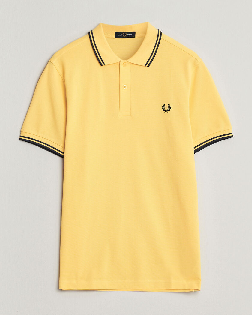 Fred Perry Twin Tipped Polo Shirt Lemon Yellow – Gelb