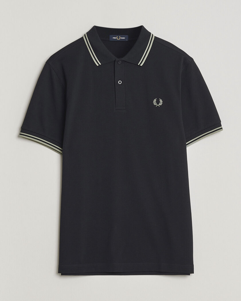 Fred Perry Twin Tipped Polo Shirt Navy – Blau
