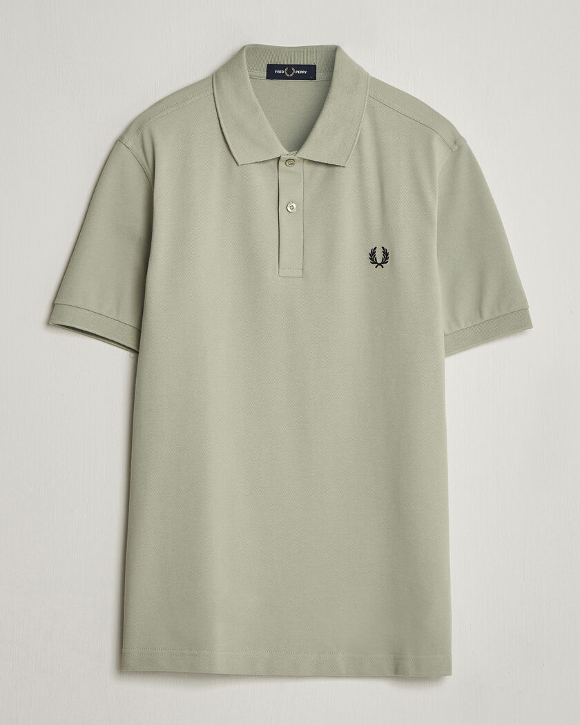 Fred Perry Plain Polo Seagrass Green – Grün