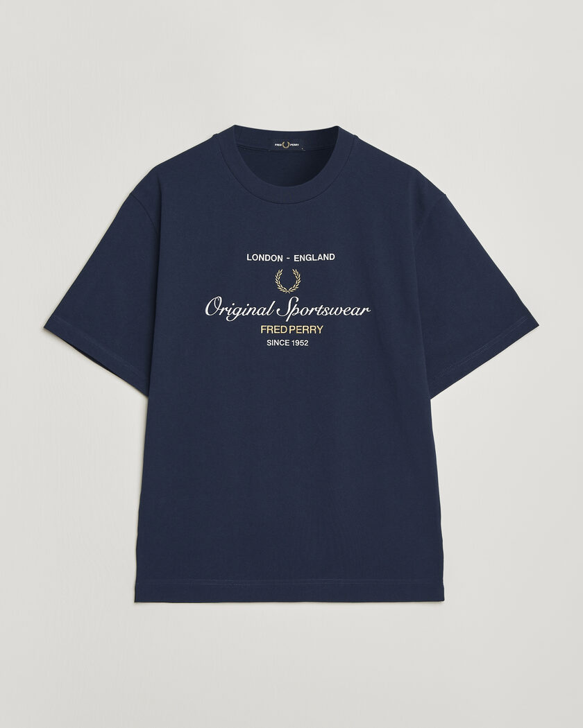 Fred Perry Original Sportswear T-Shirt Tennis Blue – Blau