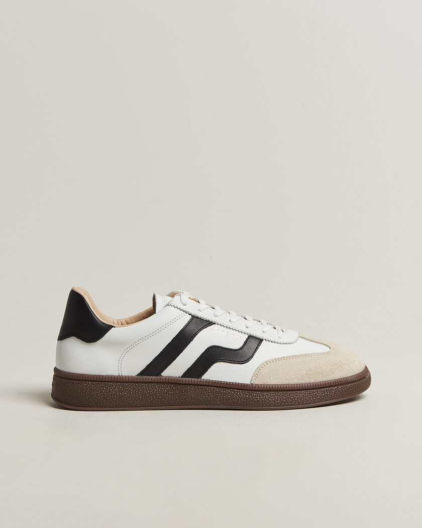 Gant Cuzmo Leather/Suede Sneaker White/Black – Weiß