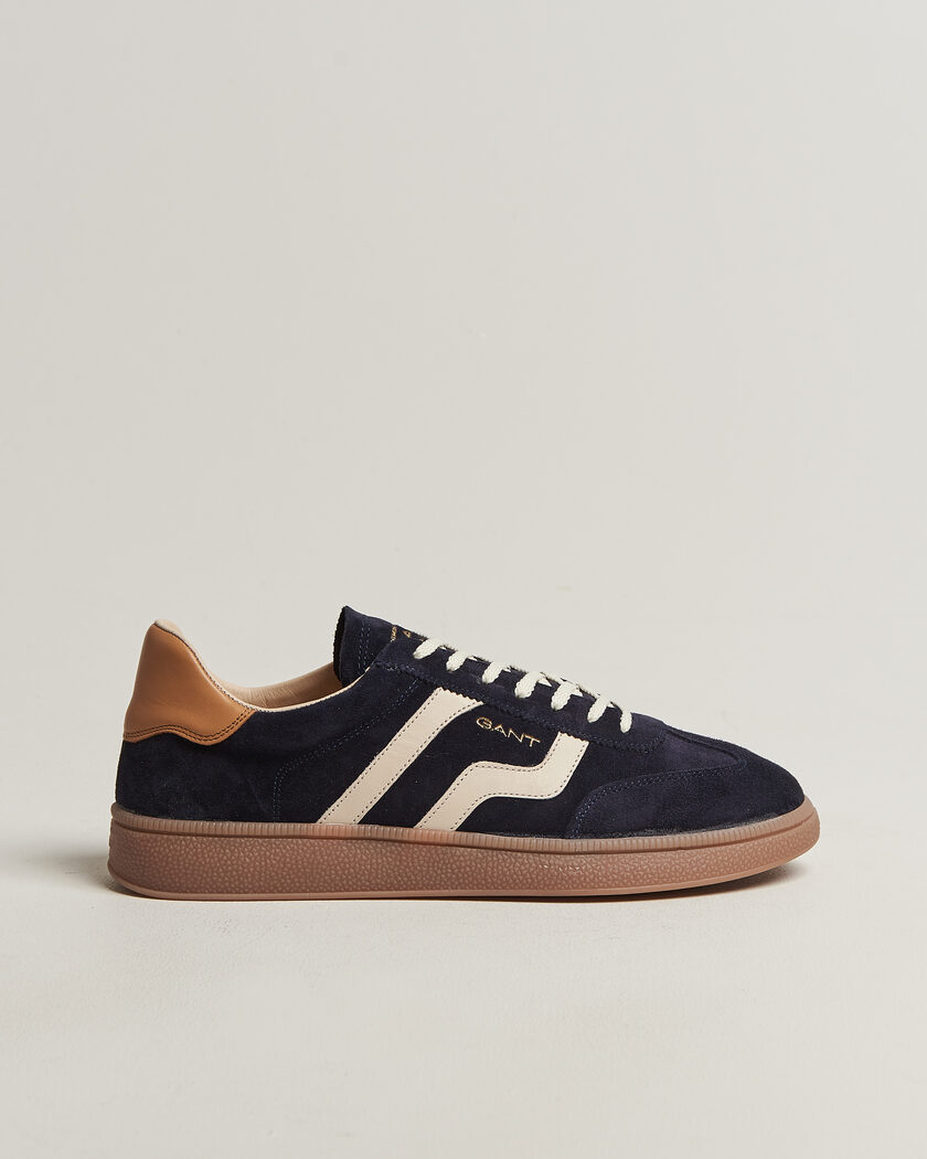 GANT Cuzmo Suede Sneaker Marine/White – Blau