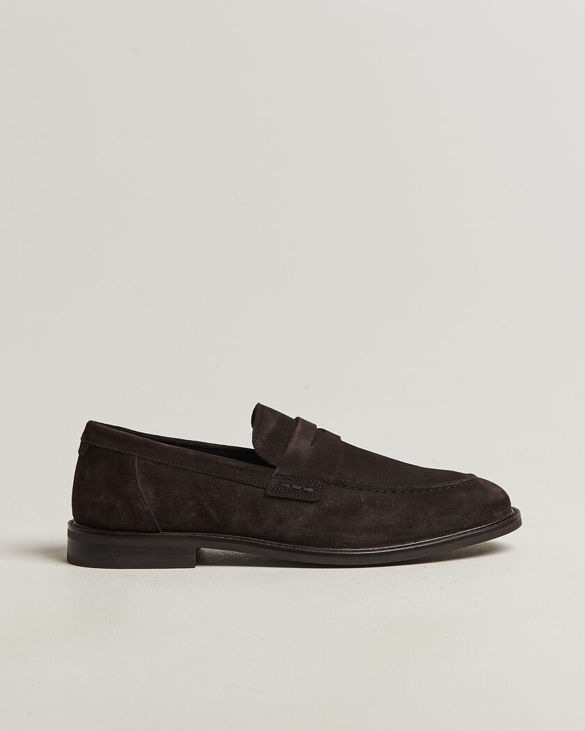 Gant Lozham Suede Loafer Dark Brown – Braun