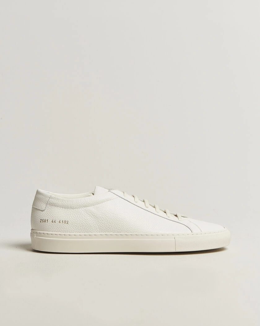 Common Projects Original Achilles Grained Leather Sneaker Off White – Weiß