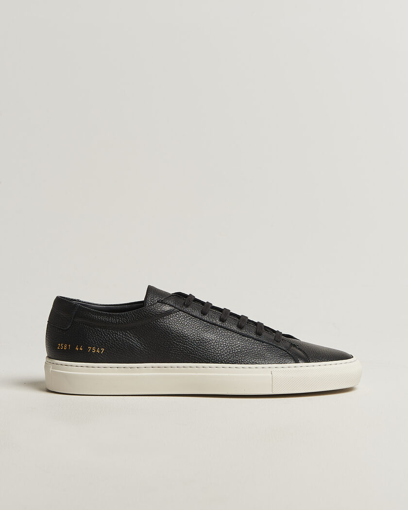 Common Projects Original Achilles Grained Leather Sneaker Black – Schwarz
