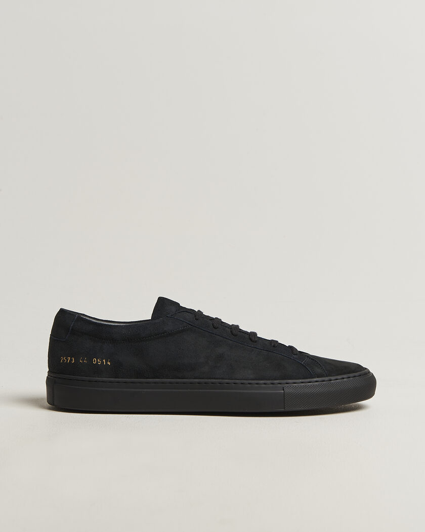 Common Projects Original Achilles Suede Sneaker Off Black – Schwarz