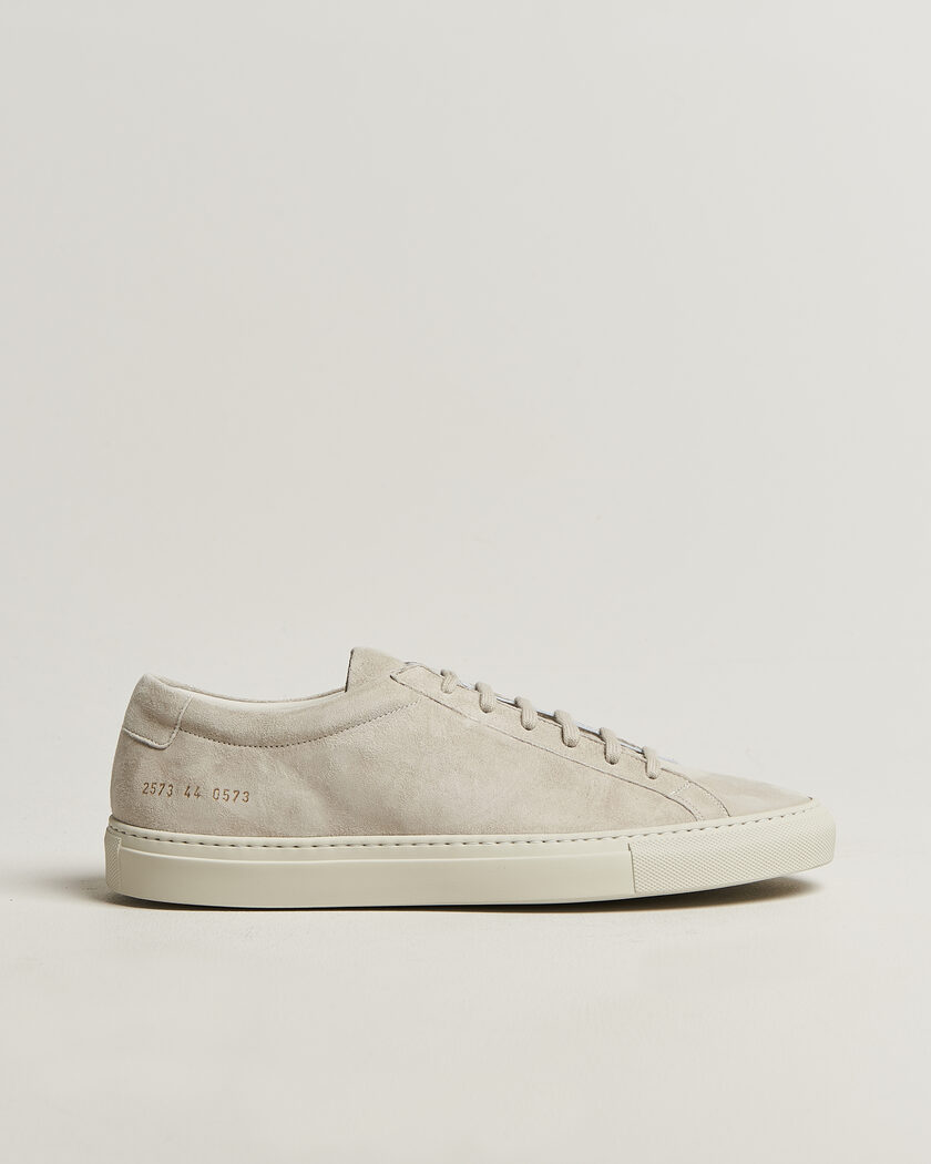 Common Projects Original Achilles Suede Sneaker Light Grey – Grau