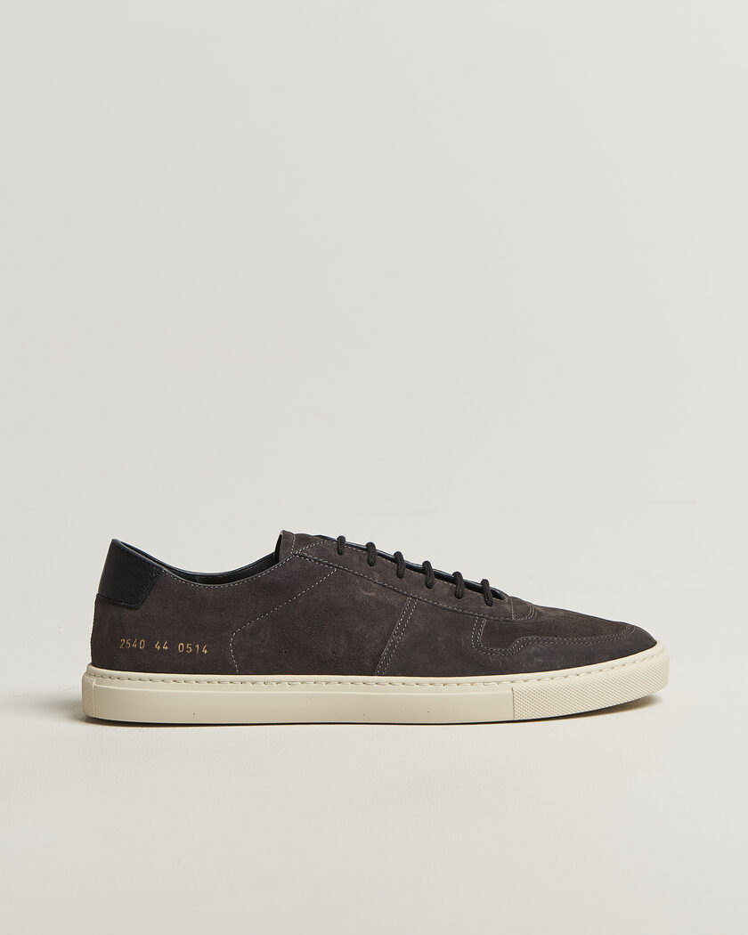 Common Projects BBall Slim Deconstructed Suede Sneaker Off Black – Schwarz