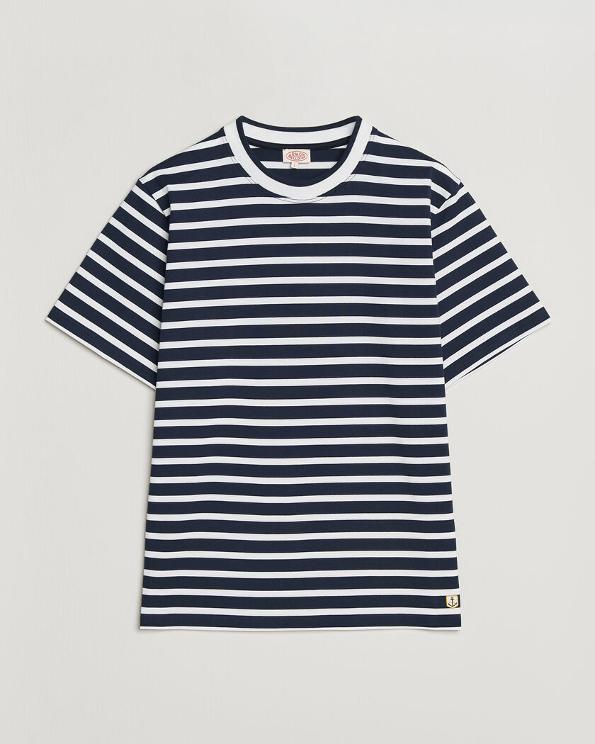 Armor-lux Heritage Callac Stripe T-Shirt Marine/Blanc – Blau