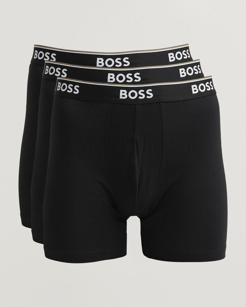 BOSS BLACK 3-Pack Long Leg Boxer Black – Schwarz