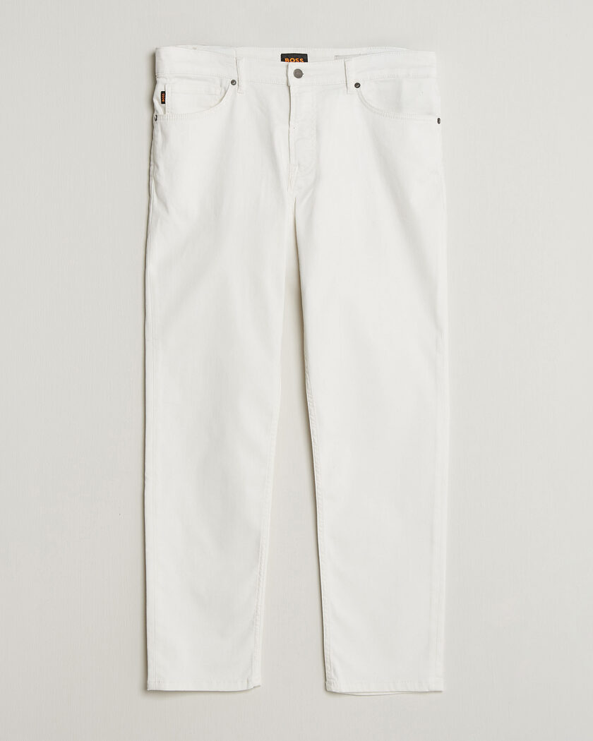 BOSS ORANGE Re.Maine Jeans Natural – Weiß