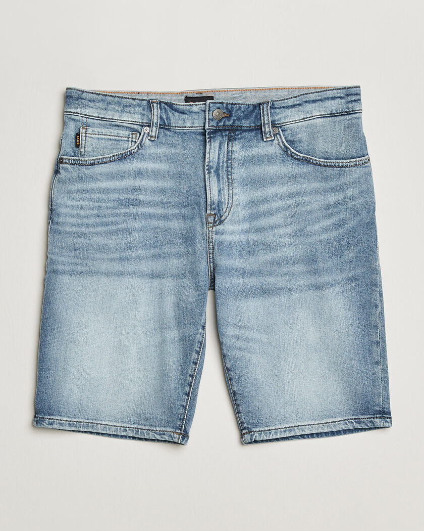 BOSS ORANGE Re.Maine Denim Shorts Light Blue – Blau