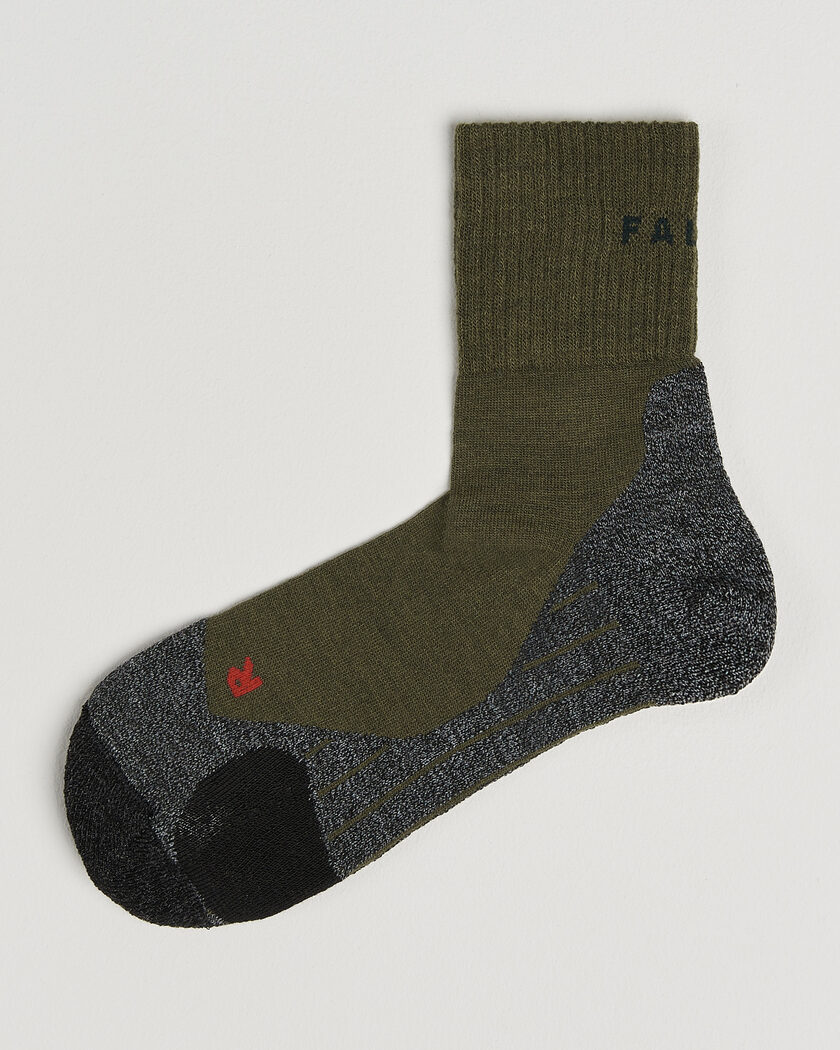 Falke Sport TK2 Explore Short Trekking Socks Olive – Grün