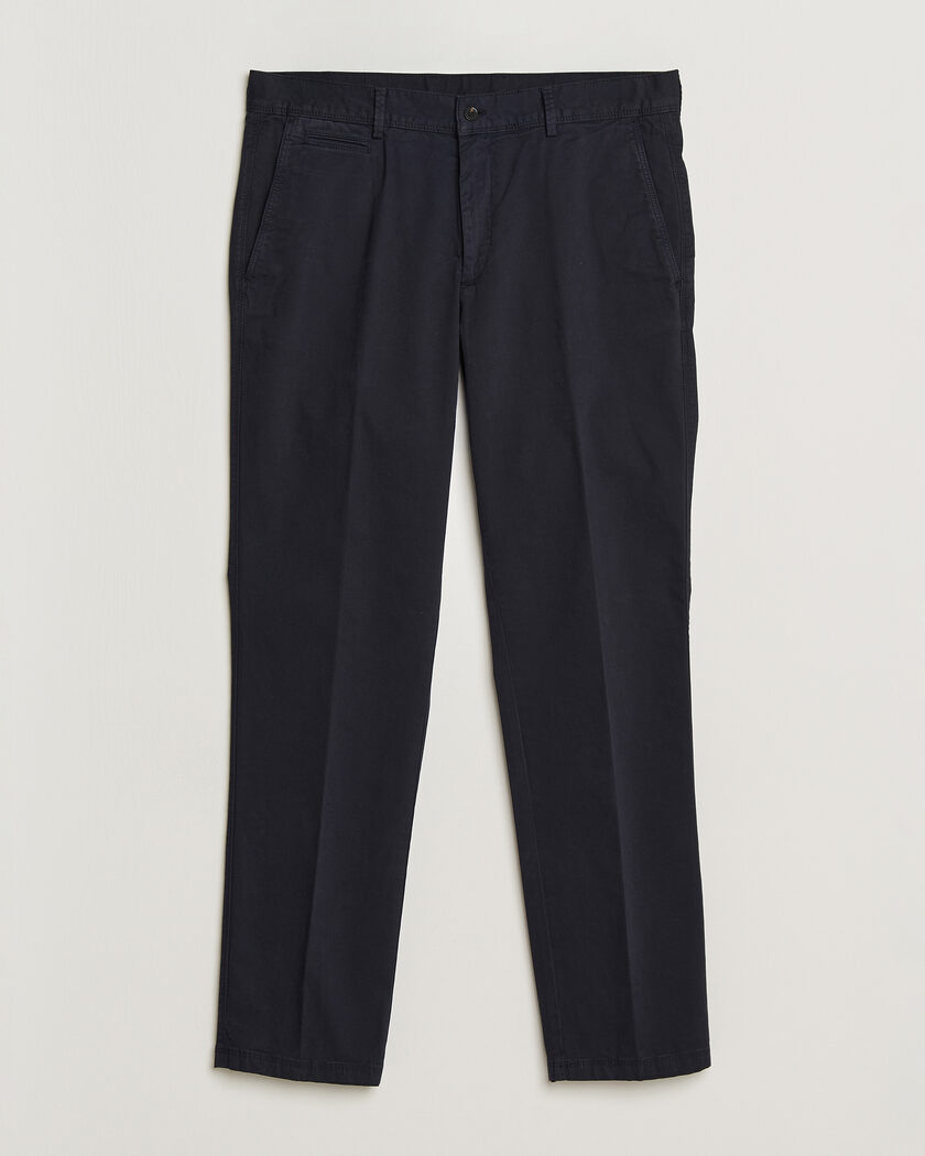 Oscar Jacobson Danik Cotton Trousers Navy – Blau