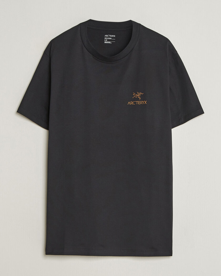 Arc'teryx Kragg Cotton Bird Word T-Shirt Black – Schwarz