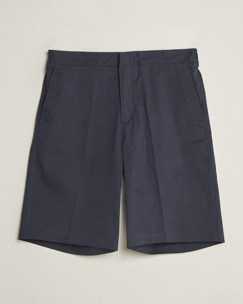 Orlebar Brown Laurent Cotton Shorts Night Iris – Blau