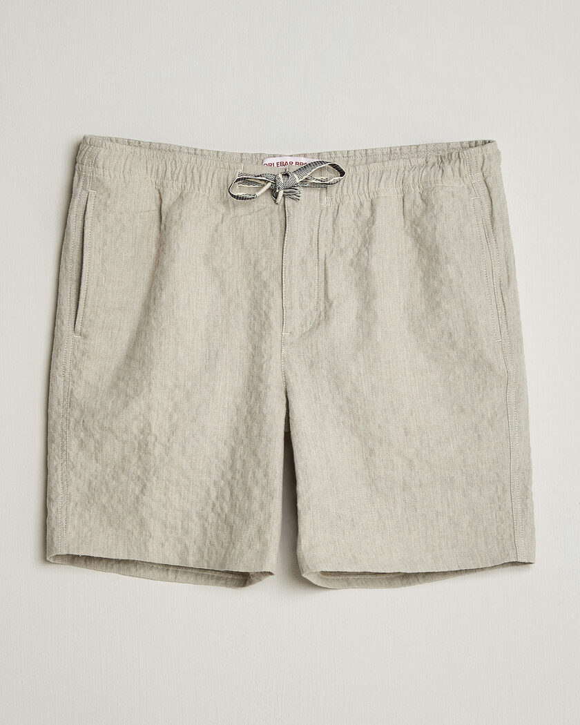 Orlebar Brown Alex Sereno Herringbone Shorts Light Dijon – Grau