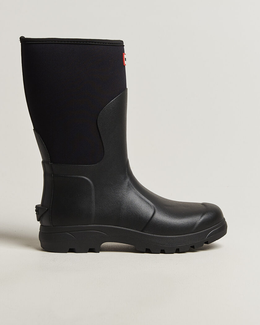 Hunter Boots Balmoral Neopren Short Boot Black – Schwarz