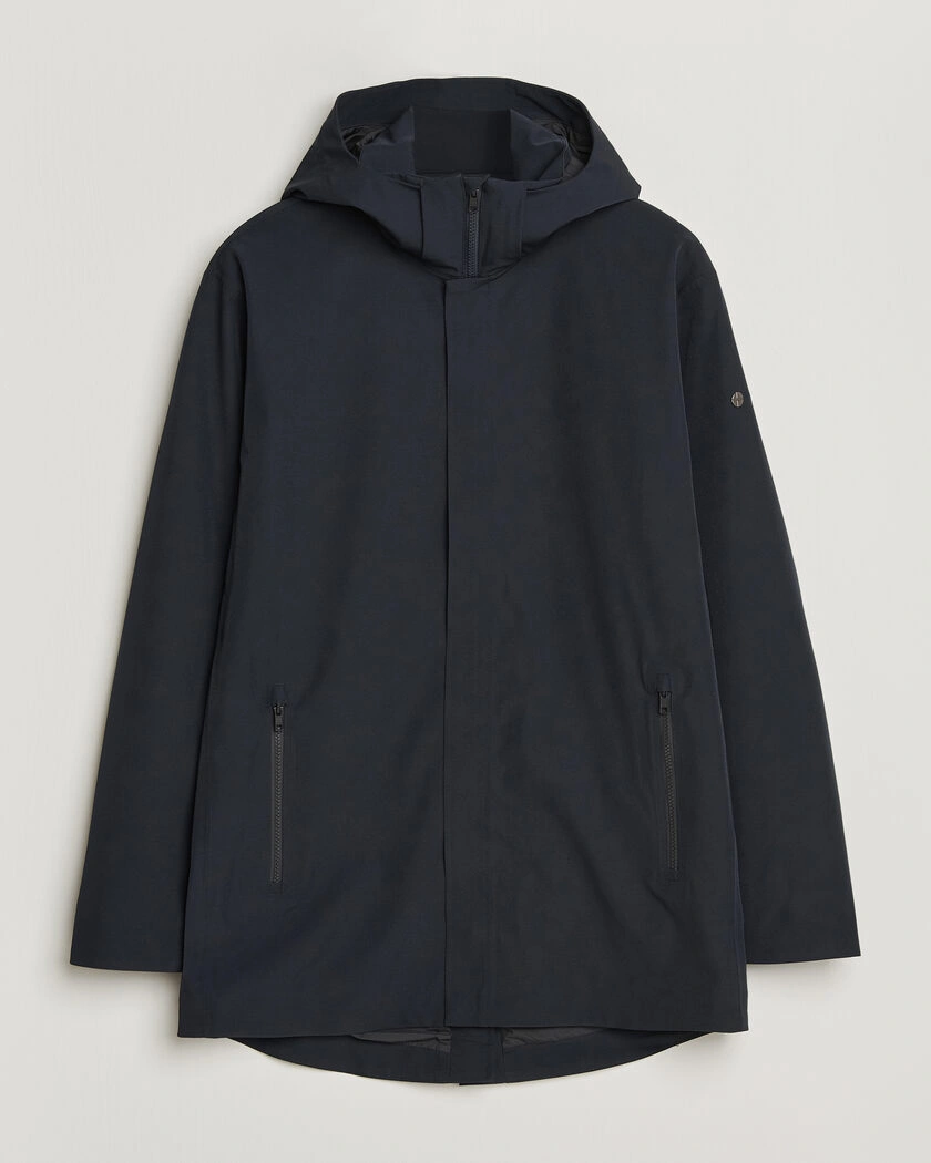Scandinavian Edition Range III Mid Lenght Waterproof Coat Midnight Blue – Blau