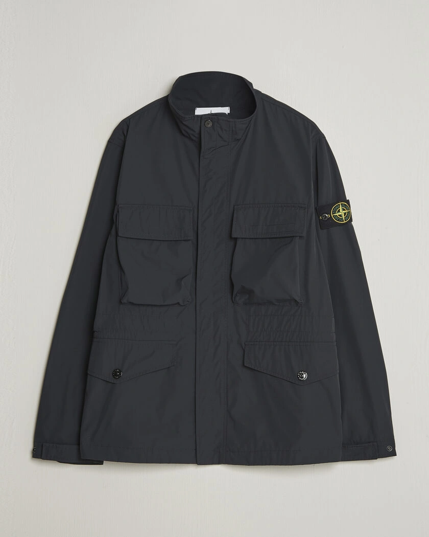 Stone Island Micro Twill Field Jacket Black – Schwarz