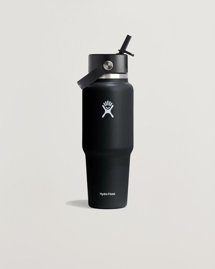 Hydro Flask Travel Bottle Flex Straw Cap 32oz Black – Schwarz