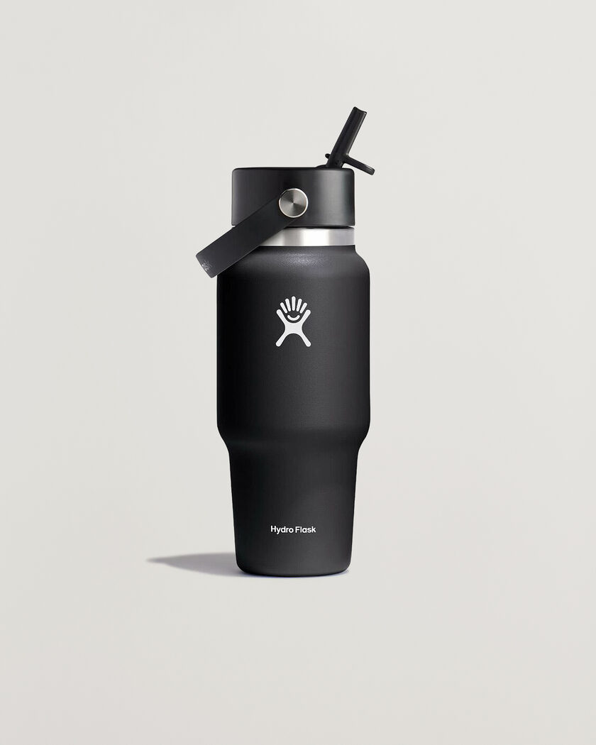 Hydro Flask Travel Bottle Flex Straw Cap 24oz Black – Schwarz
