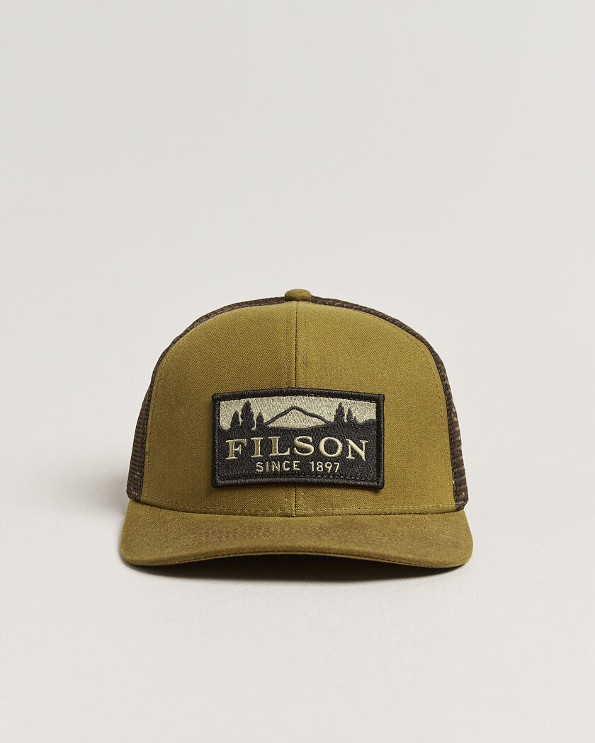 Filson Scenic Waxed Logger Mesh Cap Dark Tan – Braun