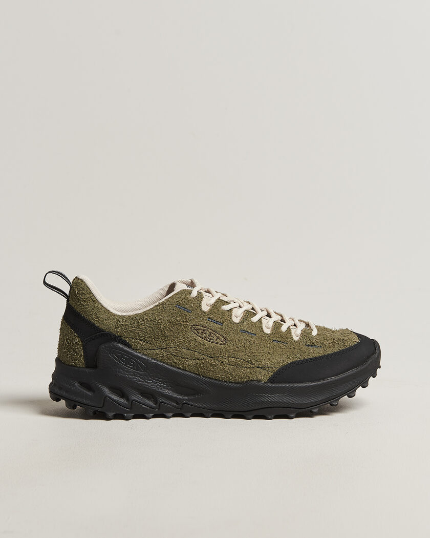 KEEN Jasper Zionic Suede Sneaker Dark Olive – Grün