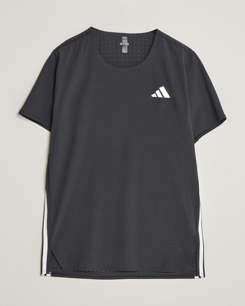 adidas Performance ADIZERO Running T-Shirt Black – Schwarz
