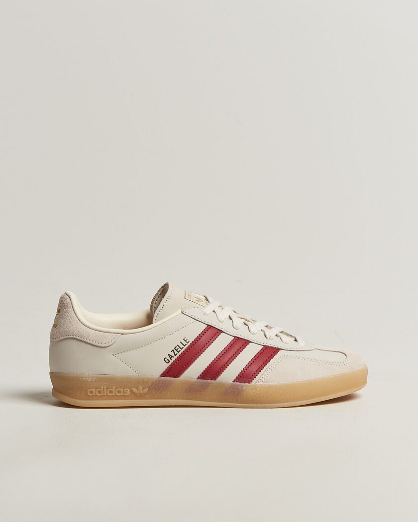 adidas Originals Gazelle Indoor Sneaker White/Red – Weiß