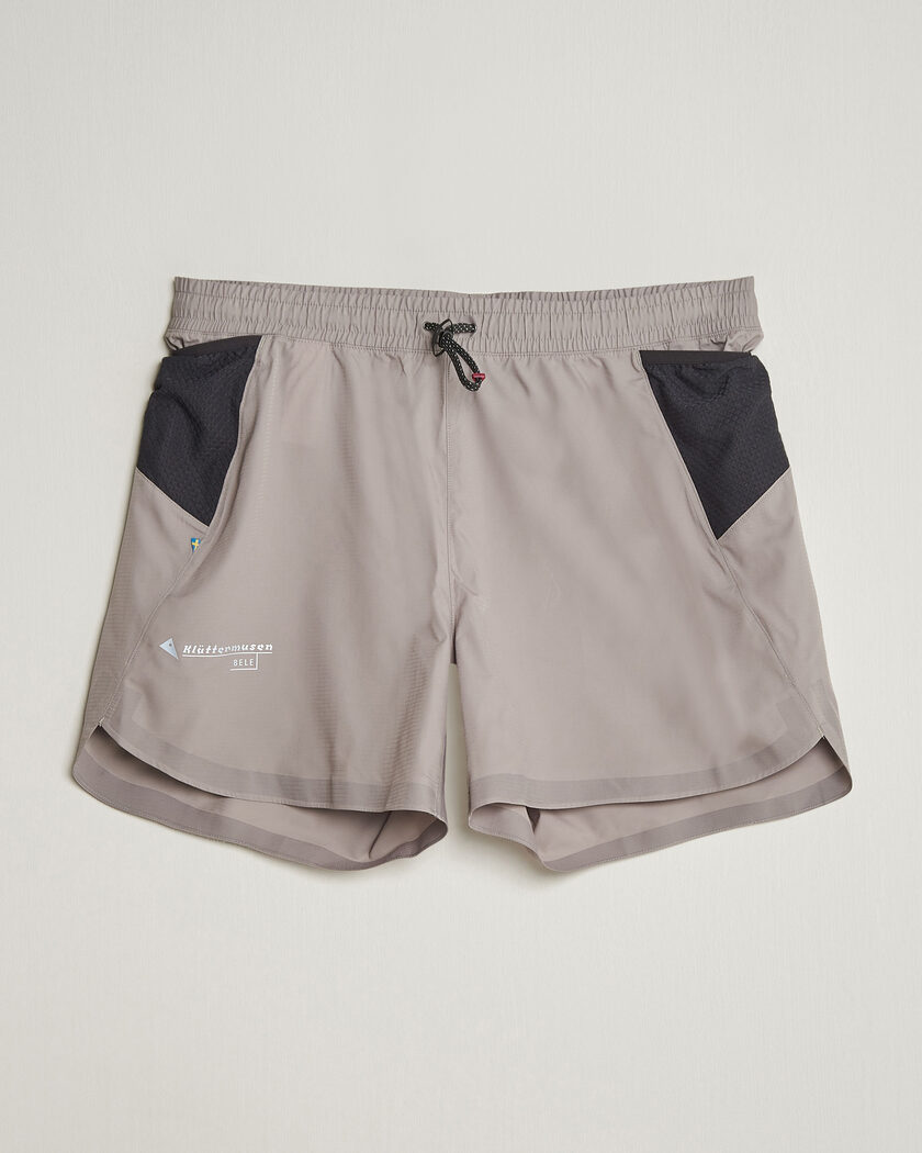 Klättermusen Bele Running Shorts Ridge Grey – Grau