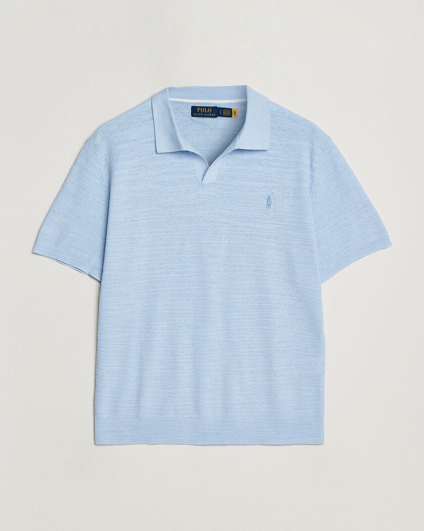 Polo Ralph Lauren Cotton Blend Polo Office Blue – Blau